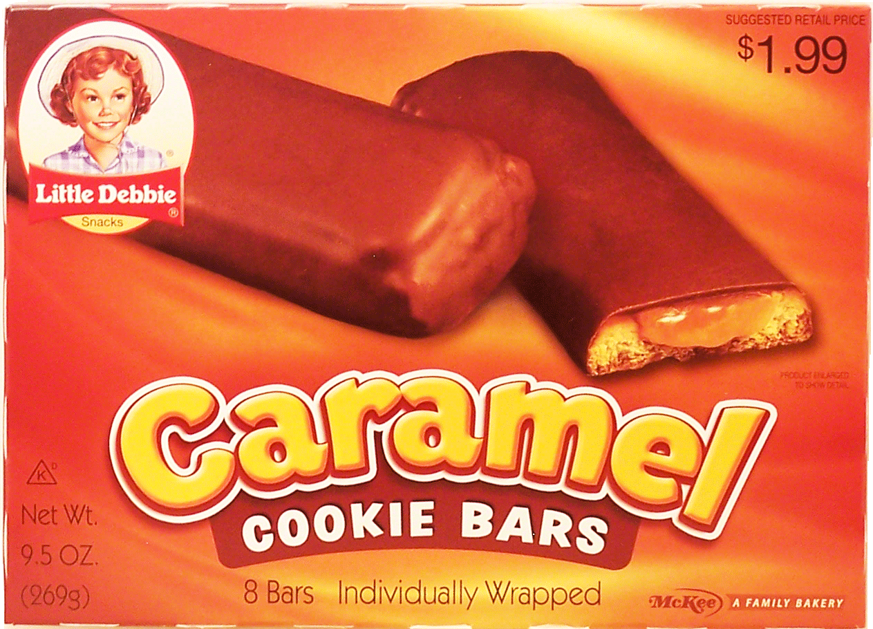 Little Debbie  caramel cookie bars, 8 bars, individually wrapped Full-Size Picture